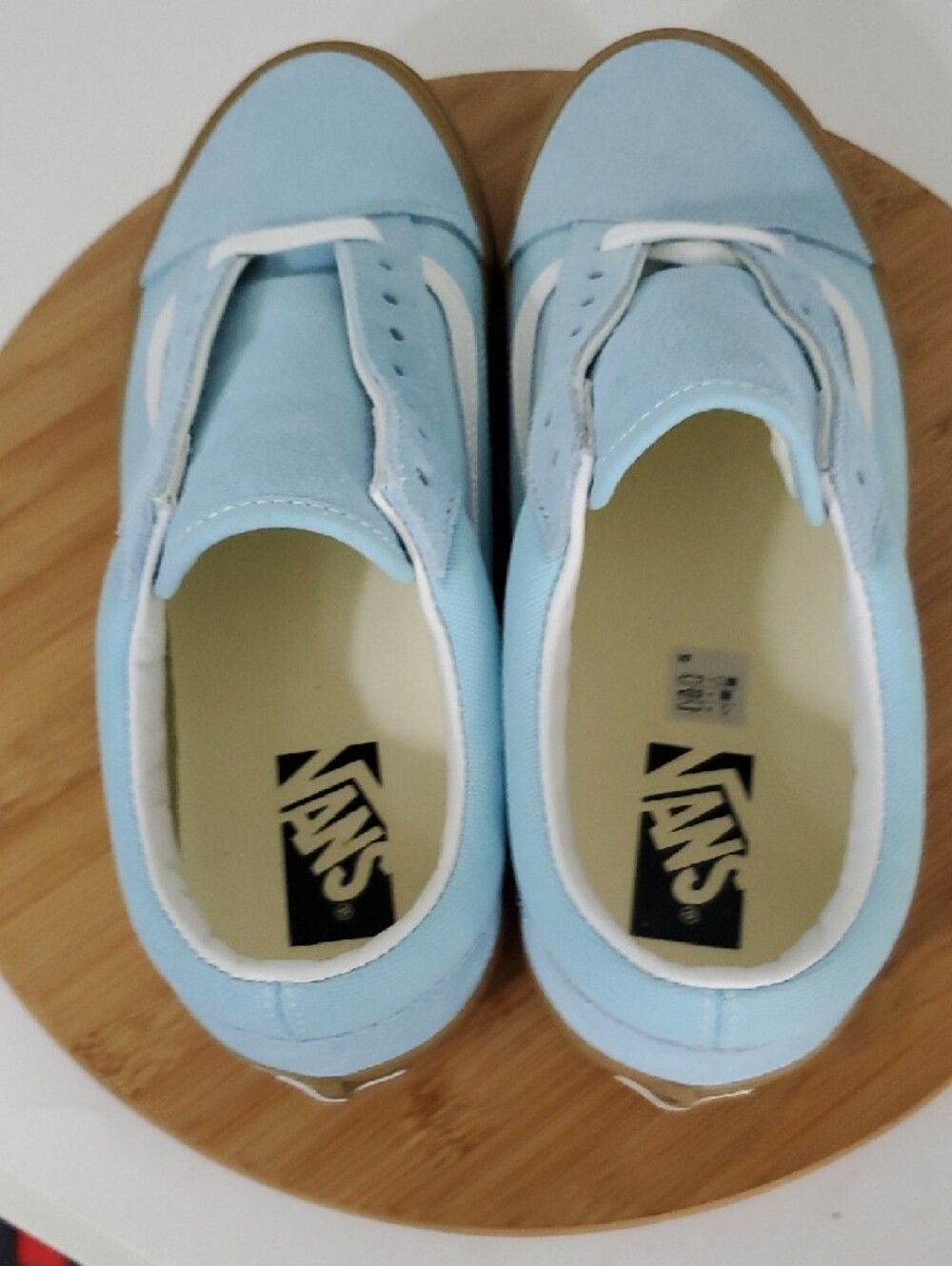 Vans Lx Old Skool Men's Crystal Blue Gum Classic Low-Top Sneakers Size 10 New - Picture 6 of 10